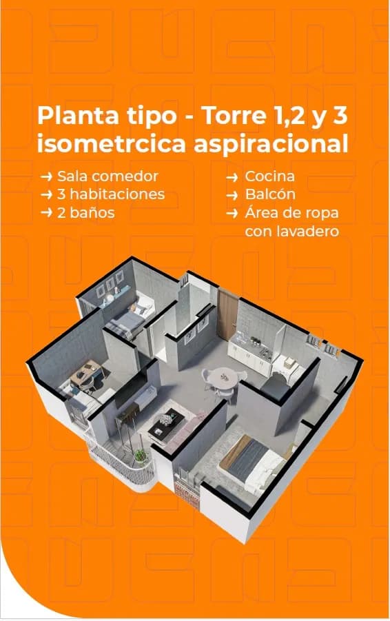 Venta de apartamento en Alto Tramonti – El Porvenir — foto 3