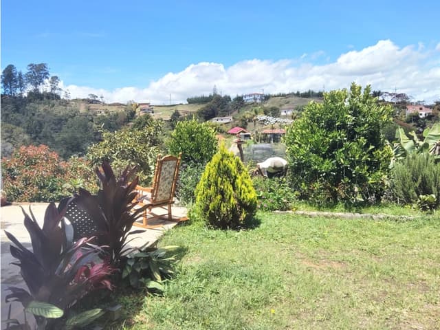 Finca amoblada para renta Rionegro, Vereda las cuchillas