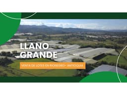 Lote en venta, Llanogrande