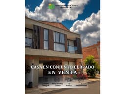 CASA EN VENTA UNIDAD CERRADA AGUA DEL VALLES