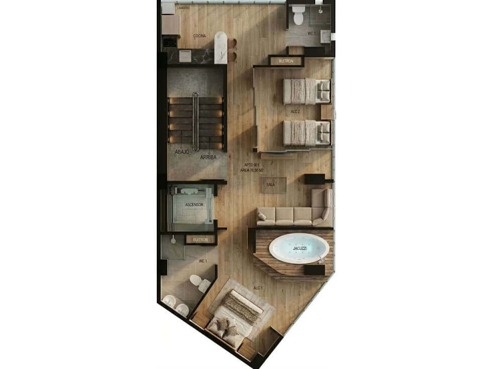 VENTA APARTAMENTO EN EL CARMELO — foto 3