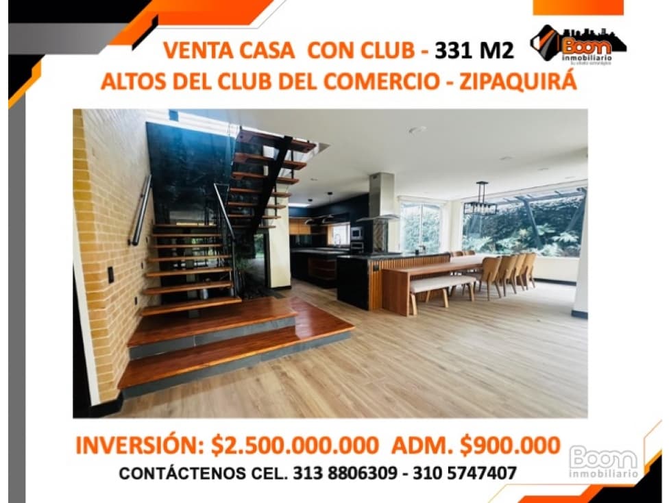 VENTA CASA 331 M2 ALTOS DEL CLUB DEL COMERCIO — foto 1