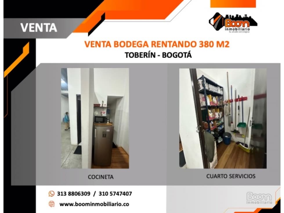 VENTA BODEGA RENTANDO 380 M2 TOBERIN — foto 5