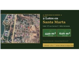 Se vende lote en Aeromar , Santa Marta , Colombia