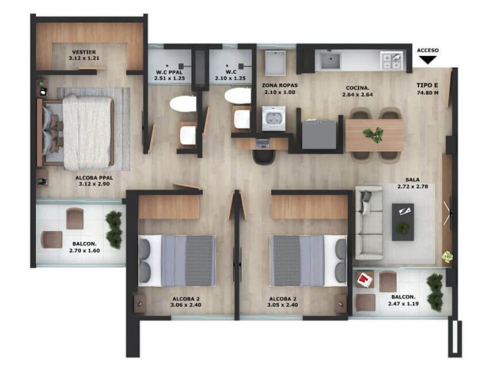 Apartamento en venta La ceja — foto 1