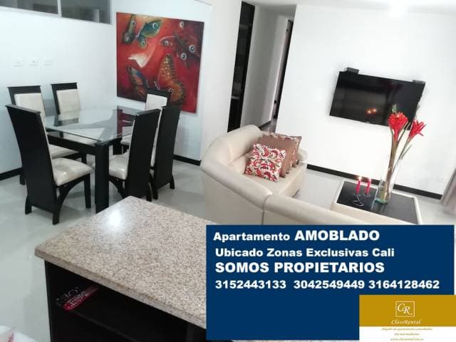AMPLIO APARTAMENTO AMOBLADO. NORTE BARRIO LA FLORA — foto 4
