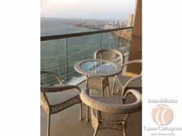 APARTAMENTO EN ARRIENDO POR DIAS 2 HABITACIONES VISTA AL MAR EN CARTAGENA