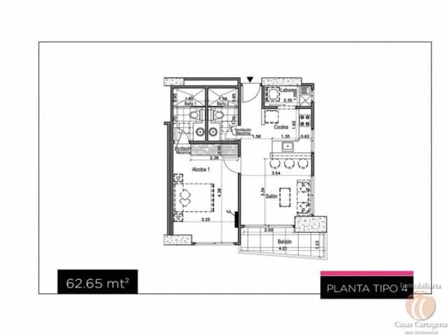 VENTA APARTAMENTO  EN CARTAGENA — foto 9