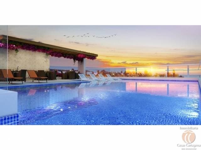 VENTA DE APARTAMENTO NUEVO EDIFICIO MARES CRESPO CARTAGENA 2 HABITACIONES — foto 1