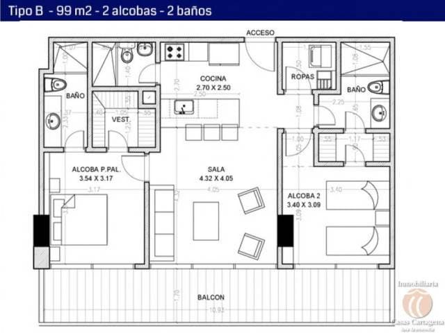 VENTA APARTAMENTO ICON 8 CASTILLOGRANDE CARTAGENA — foto 5