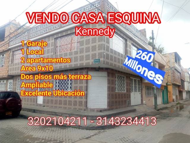 Hermosa Casa Esquinera de 2 apartamentos — foto 1
