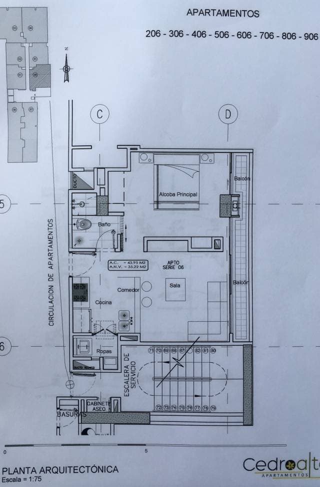 Apartamento 1 alcoba nuevo — foto 4