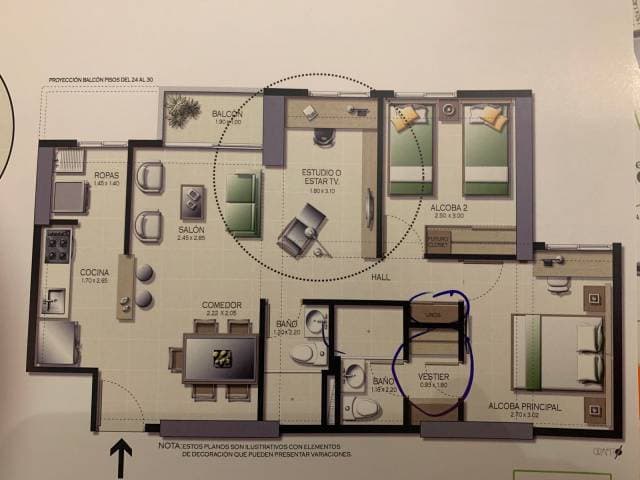 Venta de Apartamento en Proyecto Reserva del Bosque — foto 7
