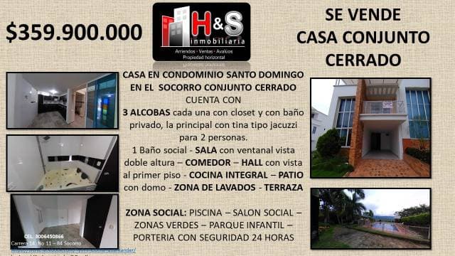 CASA DE TRES PLANTAS EN CONDOMINIO — foto 1