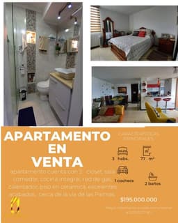 VENTA APARTAMENTO MEDELLIN LOMA DEL INDIO