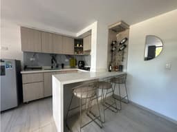 T0945. Apartamento amoblado en unidad cerrada San Antonio de Pereira